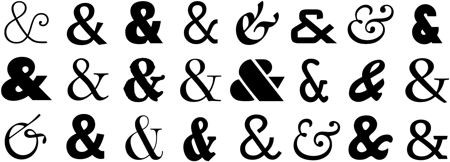 Ampersands Typography for Lawyers